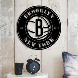 brooklyn nets metal led sign wall art home decor 1904 4