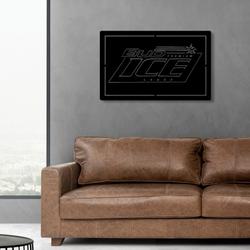 bud ice lager metal led sign man cave home bar wall art decor 2078 7
