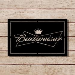 budweiser crown metal led sign man cave home bar wall art decor 2073 6