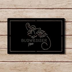 budweiser lizard cowboys mexico metal led sign man cave home bar wall art decor 2069 6