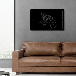 budweiser lizard cowboys mexico metal led sign man cave home bar wall art decor 2069 7
