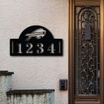 buffalo bills metal address nfl fan house number sign 1022 0