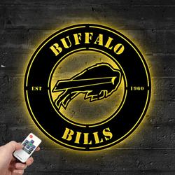 buffalo bills metal led sign wall art home decor 1847 3