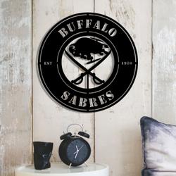 buffalo sabres metal led sign wall art home decor 1883 5