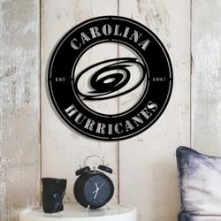 carolina hurricanes metal led sign wall art home decor 1882 4