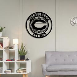chicago bears metal sign led light nfl monogram wall art decor 64 6