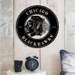 chicago blackhawks metal led sign wall art home decor 1880 4