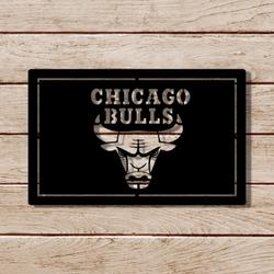 chicago bulls metal led sign man cave home bar wall art decor 2156 6