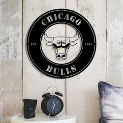 chicago bulls metal led sign wall art home decor 1905 4