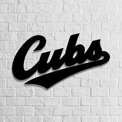 chicago cubs baseball team metal led sign wall art home decor 741 2