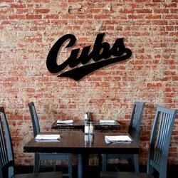 chicago cubs baseball team metal led sign wall art home decor 741 8
