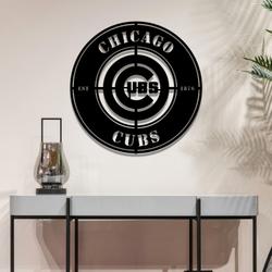 chicago cubs metal led sign wall art home decor 1942 2