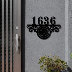 chicago cubs metal monogram address mlb fan house number sign 962 1