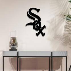 chicago white sox baseball team metal led sign wall art home decor 746 6