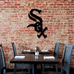 chicago white sox baseball team metal led sign wall art home decor 746 8