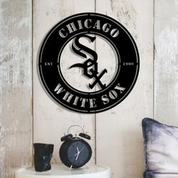 chicago white sox metal led sign wall art home decor 1943 4