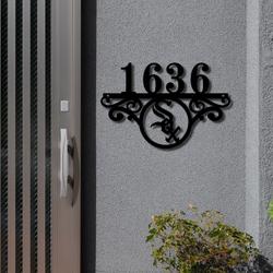 chicago white sox metal monogram address mlb fan house number sign 960 1