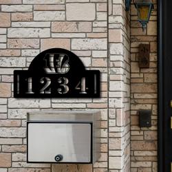 cincinnati bengals metal address nfl fan house number sign 1020 5