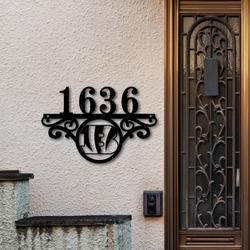 cincinnati bengals metal monogram address nfl fan house number sign 871 5