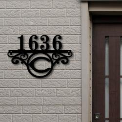 Cincinnati Reds Metal Monogram Address MLB Fan House Number Sign