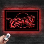 cleveland cavaliers baseketball metal led sign man cave home bar wall art decor 2153 0