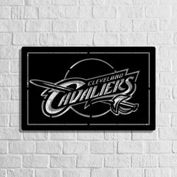 cleveland cavaliers baseketball metal led sign man cave home bar wall art decor 2153 2