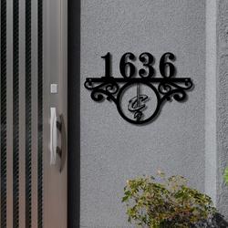 cleveland cavaliers metal monogram address nba fan house number sign 900 1
