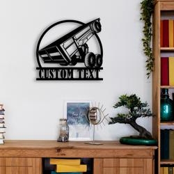 custom dump truck trailer metal sign with led light transport vehicle company wall decor 359 1