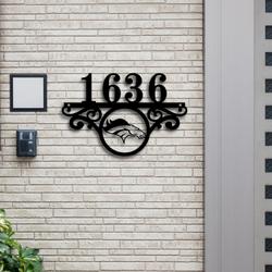 denver broncos metal monogram address nfl fan house number sign 873 4