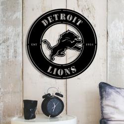 detroit lions metal led sign wall art home decor 1841 5