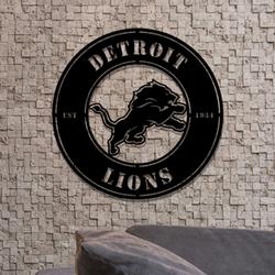detroit lions metal led sign wall art home decor 1841 6