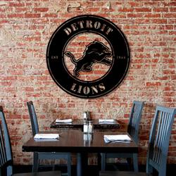 detroit lions metal led sign wall art home decor 1841 7