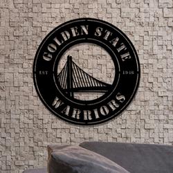 golden state warriors metal led sign wall art home decor 1906 6