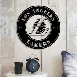 los angeles lakers metal led sign wall art home decor 1892 4