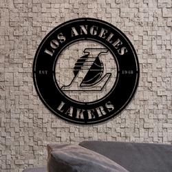 los angeles lakers metal led sign wall art home decor 1892 6