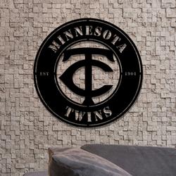 minnesota twins metal led sign wall art home decor 1933 6