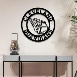 mlb cleveland guardians metal led sign wall art home decor 807 6