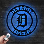 mlb detroit tigers metal led sign wall art home decor 805 0