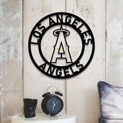mlb los angeles angels metal led sign wall art home decor 802 1