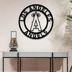 mlb los angeles angels metal led sign wall art home decor 802 5