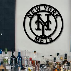 mlb new york mets metal led sign wall art home decor 801 6