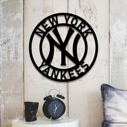 mlb new york yankees metal led sign wall art home decor 797 1