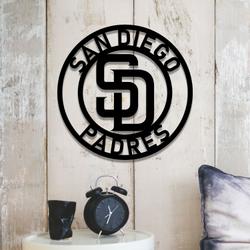 mlb san diego padres metal led sign wall art home decor 793 1
