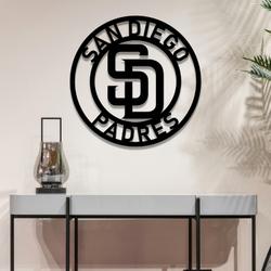 mlb san diego padres metal led sign wall art home decor 793 5