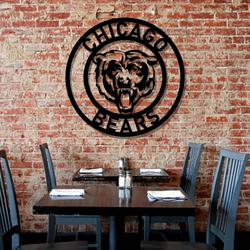 nfl chicago bears metal led sign wall art home decor 736 8