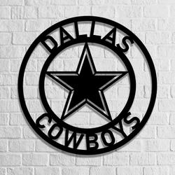 nfl dallas cowboys metal led sign wall art home decor 734 2