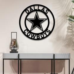 nfl dallas cowboys metal led sign wall art home decor 734 6