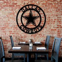 nfl dallas cowboys metal led sign wall art home decor 734 8