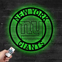 nfl new york giants metal led sign wall art home decor 720 3