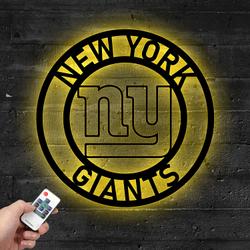 nfl new york giants metal led sign wall art home decor 720 5